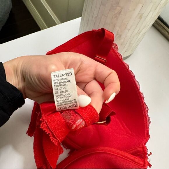 LNC -Talla Red Lace Bra - Picture 3 of 3